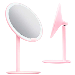 Дзеркало для макіяжу з підсвіткою Xiaomi Amiro LED Lighting Makeup Mirror Pink (AML004J)