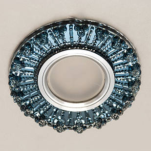 Точковий світильник з вбудованим LED підсвічуванням 3 Вт під лампочку MR 16 D-4153B-BK