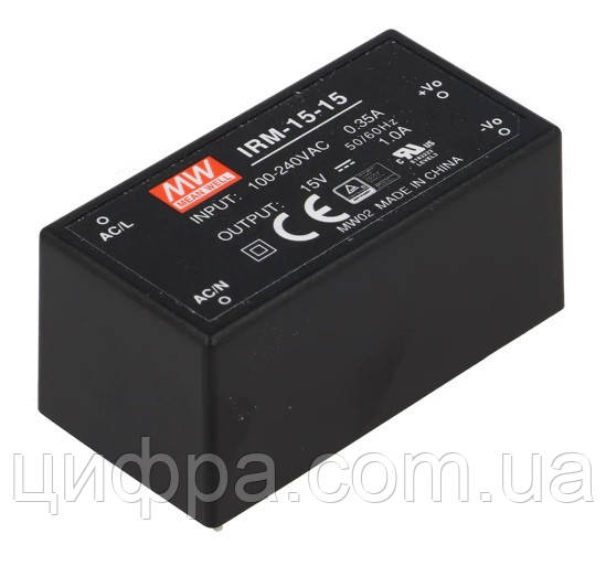 Блок живлення Mean Well IRM-15-15 для NOVA S/S(i) hw2