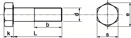 Болт М6 ГОСТ 7798-70, ГОСТ 7805-70, DIN 931, DIN 933, шестигранный, классом прочности 5.8 - фото 5 - id-p243677804