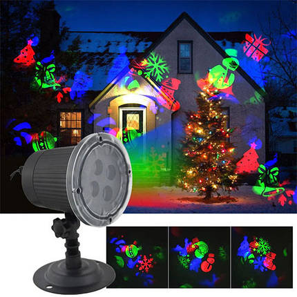 УЦІНКА! Проектор новорічний вуличний Christmas Laser Projector, фото 1