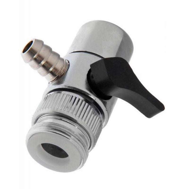 Перехідник із змішувача на шланг 10 мм. Дивертор на кран. Універсальний. Зовнішнє та внутрішнє різьблення., фото 1