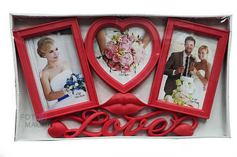 Мультирамка - LOVE фоторамка колаж