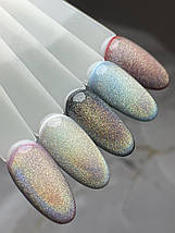 Гель лак котяче око SAGA Holographic Cat Eye, 8 мл призма, фото 3