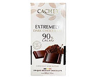 Шоколад Экстра Черный Кашет Cachet Extremely Dark Chocolate 90% Какао 100 г Бельгия