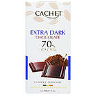 Шоколад Екстра Чорний Кашет Cachet Extra Dark Chocolate 70% Какао 100 г Бельгія, фото 2