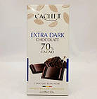 Шоколад Екстра Чорний Кашет Cachet Extra Dark Chocolate 70% Какао 100 г Бельгія, фото 3