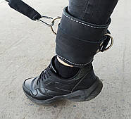 Манжета EasyFit F10 для тяги на тренажері (шкіра), фото 3