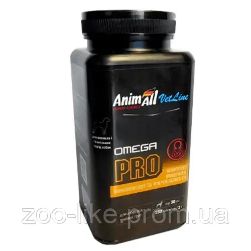 Купить Витамины AnimAll VetLine Omega PRO для крупных пород собак 2 г × ...