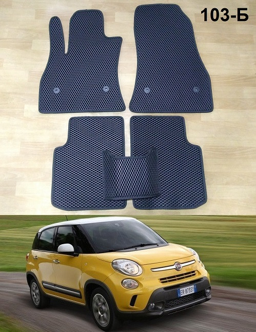 Килимки ЕВА в салон Fiat 500L '13-