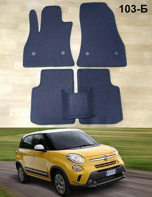 Килимки ЕВА в салон Fiat 500L '13-22, фото 1