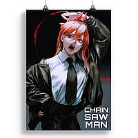 Плакат Человек - бензопила | Chainsaw Man 14