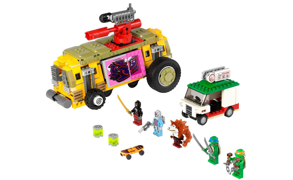 Конструктор Лего LEGO Ninja Turtles Погоня на панцирном танке Черепашек-Ниндзя - фото 2 - id-p1541289958