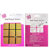 Трафарет Nail Vinyls Sticker (виниловые стикеры, наклейки) для дизайна и декора ногтей на липкой основе 202