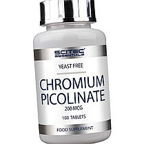 Хром піколінат Scitec Nutrition Chromium Piconilate 100 tabs, фото 6