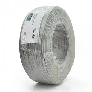 Кабель для телефону Merlion 28awg CCS, 100m Gray 4 жильний