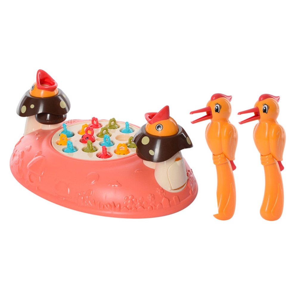 Ігровий набір "Нагодуй пташку" Y33926A-Y33929A (Рожевий), фото 1