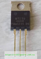 Симмистор BT139-600E (16А;600V,Igt=0.01A) ,ТО220