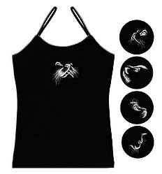 Майка жіноча тонка бретель DONELLA (розмір XXL)