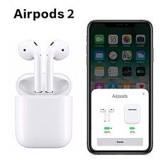 Навушники AirPods 2 Bluetooth Аірподс 2 Сумісність з iOS та Android, фото 4
