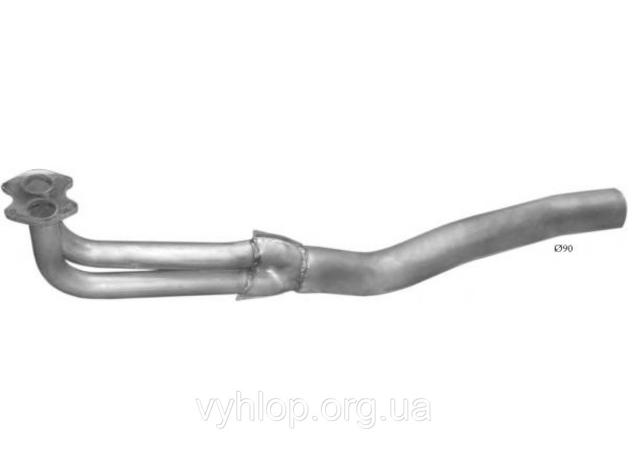 Труба приймальна Mercedes LK din 52127 (69.05) Polmostrow алюминизированный