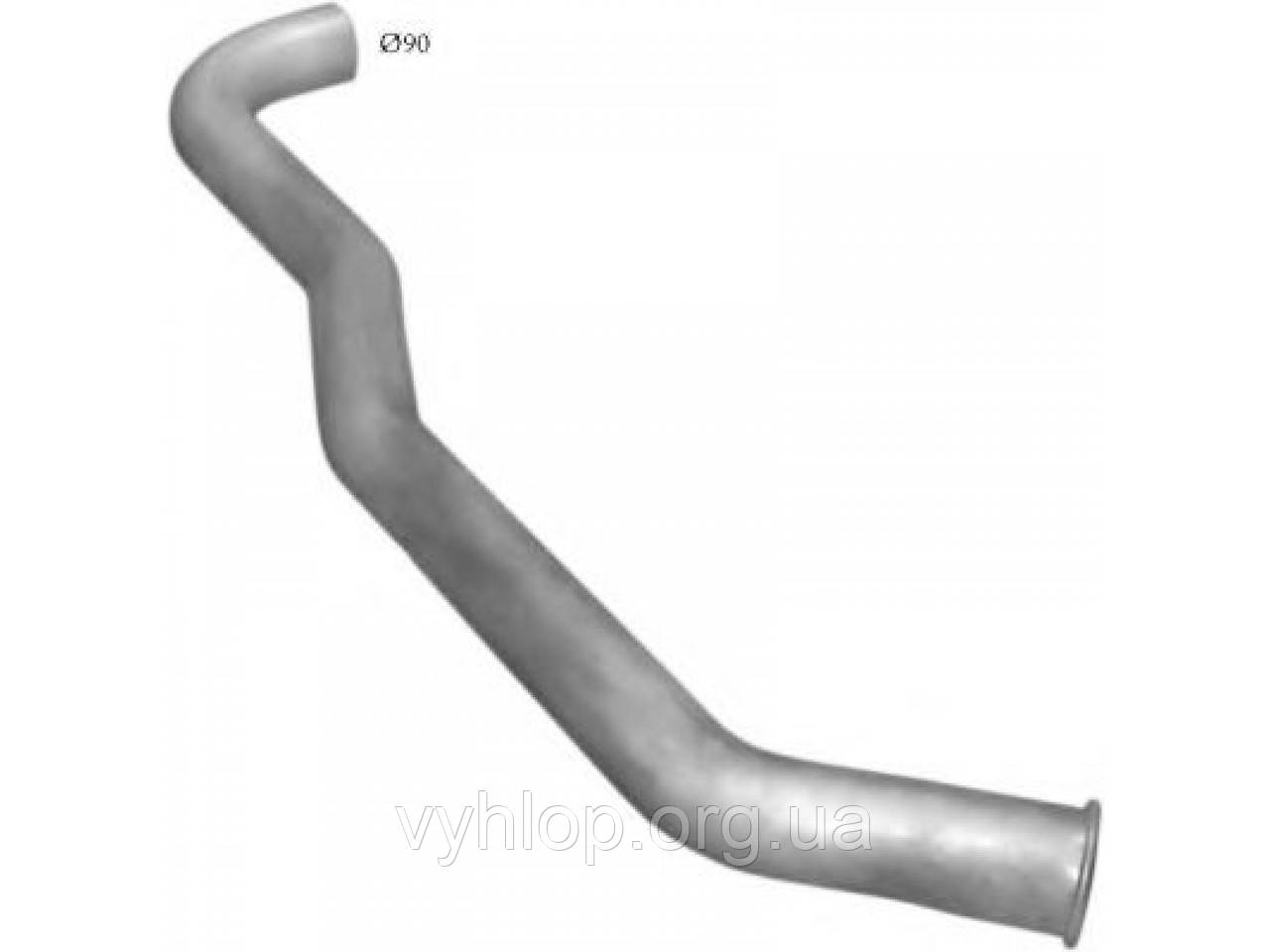 Труба вихлопна MAN L2000/M2000L din 47600 (68.06) Polmostrow алюминизированный