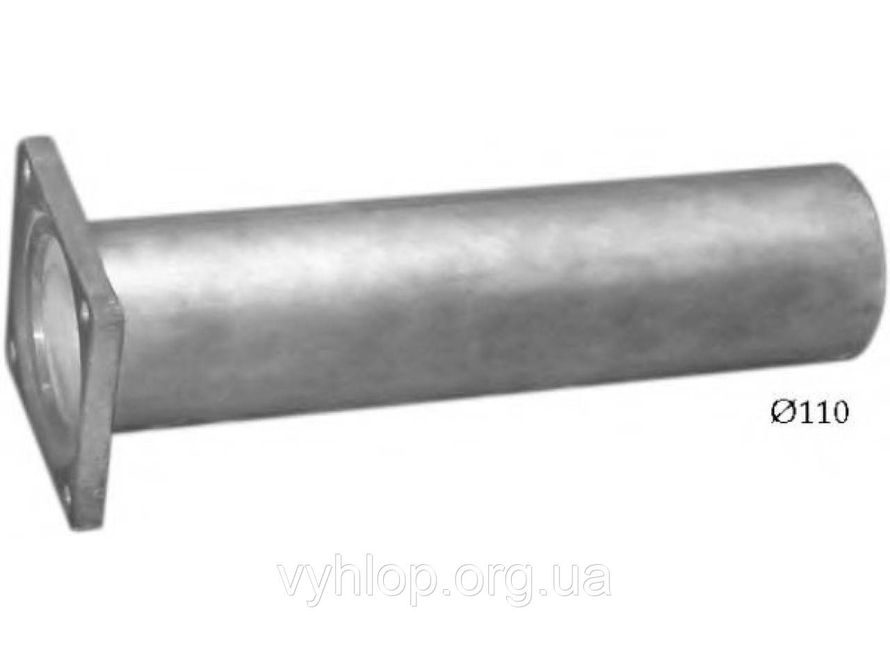 Сполучна Труба MAN 503/504/506/509/624 80 - din 49254 (68.20) Polmostrow алюминизированный