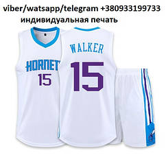 Форма баскетбольна комплект Шарлотт Хорнетс Вокер Кемба 15 Charlotte Hornets Walker