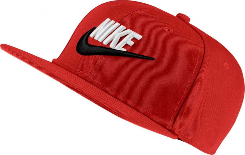 Кепка-бейсболка з прямим козирком Nike Pro Futura Snapback Cap 6-панельний снепбек (AV8015-658)