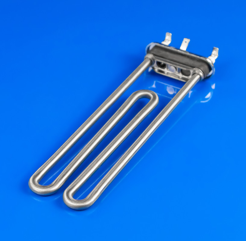 Тен для пральної машини 2050w 235 мм із відведенням. Kawai, фото 1