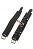 Окови Leather Dominant Leg Cuffs, Black, фото 3