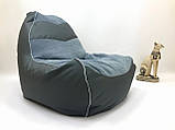 Крісло мішок Ферарі , безкаркасне крісло груша , м'який пуф, безкаркасні меблі, меблі Лофт, фото 9