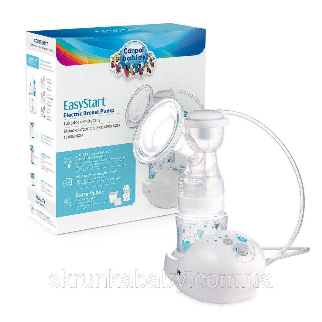 Електричний молоковідсмоктувач EasyStart Canpol babies