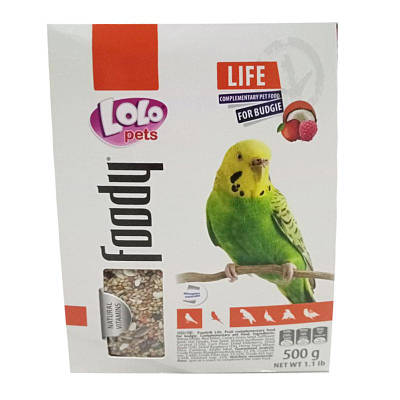 Корм для папуг фрукти Lolo Pets 500г