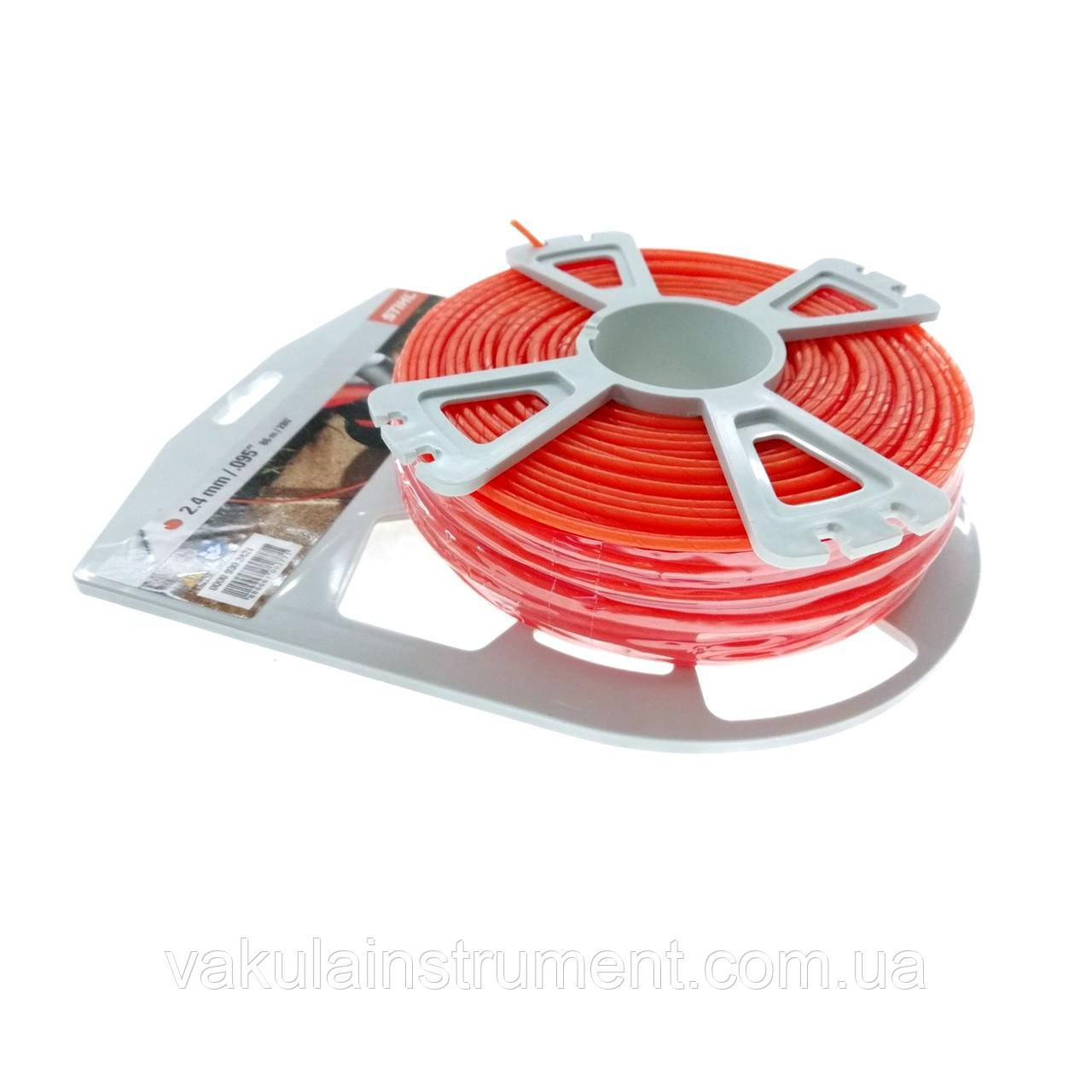 Косильная струна Stihl Ø2,4 мм х 86 м круглая малошумная (ID#1541431453 ...