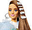УЦІНКА!!! Лялька Барбі Екстра Модниця у синьому жакеті Barbie Extra GYJ78, фото 4
