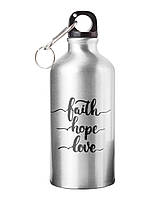 Спортивна пляшка Faith hope love СП-001 500 мл