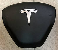 Крышка, Заглушка, Накладка, Airbag на руль подушка безопасности Tesla Model 3 17-20, Model Y 20+ Тесла