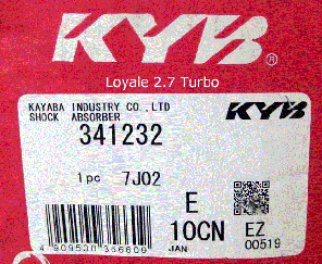 Амортизатор передній газомаслянный KYB Toyota Land Cruise 90/95 (96-02) 341232, фото 4