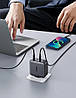 Мережевий зарядний пристрій UGREEN USB C 4-портовий адаптер для швидкого заряджання GaN 100 Вт вилка EU (CD226), фото 3