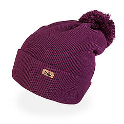 Зимова шапка для дівчинки TuTu 3-005717 (48-52, 54-58) 54-58 см, Бордовий