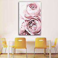 Картина інтер'єрна Півонія акварель 90, 60