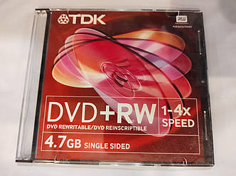 Диск TDK DVD+RW 4,7 GB 4x