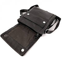 Мужская кожаная сумка-мессенджер через плечо Tiding Bag A25-1288A Черная, фото 10