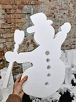 Снеговик (снежная баба) из пенопласта 30