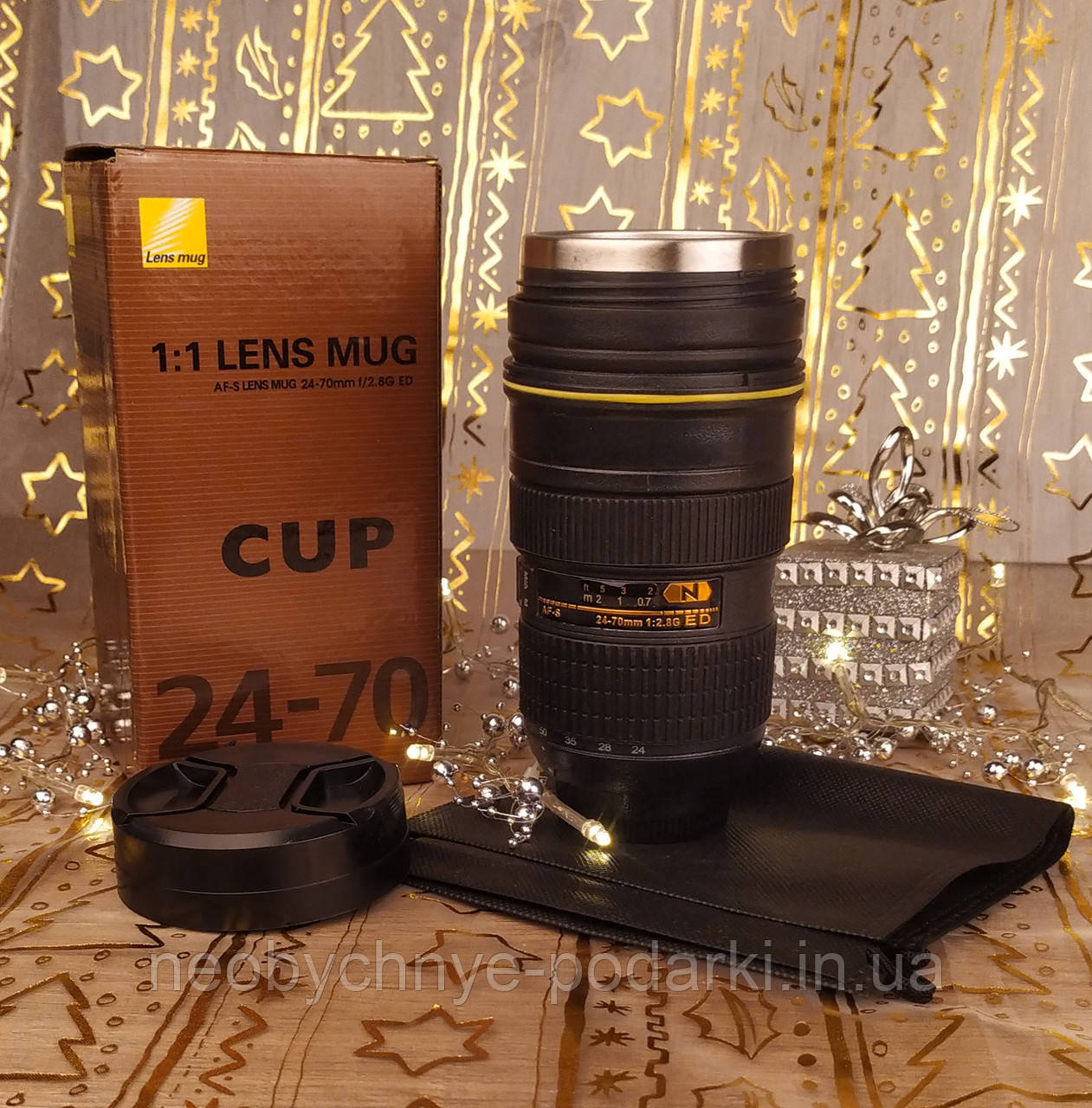 Кружка-об'єктив Nikon (металева).