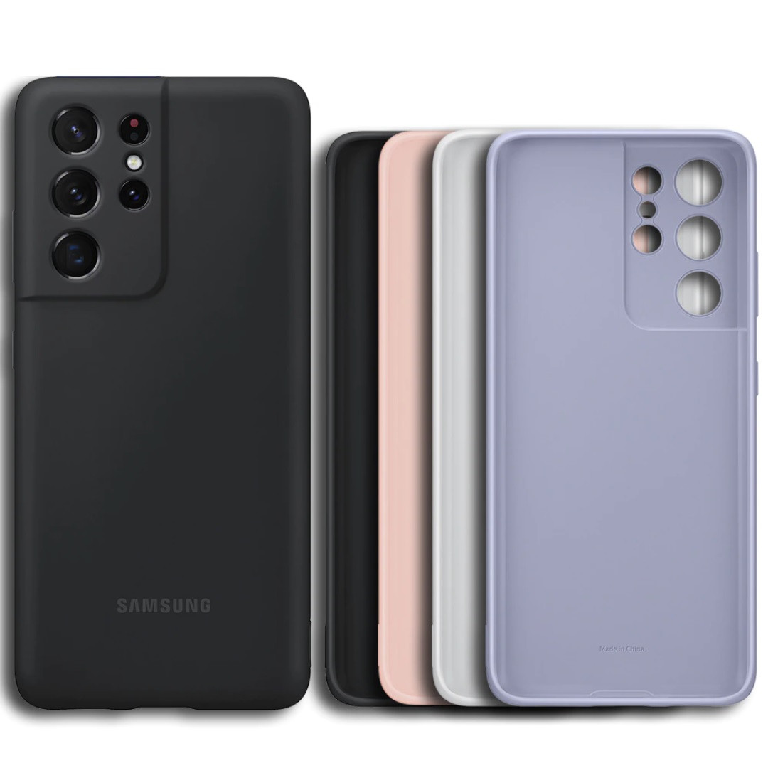 Оригінальний силіконовий чохол для Samsung Galaxy S21 Ultra