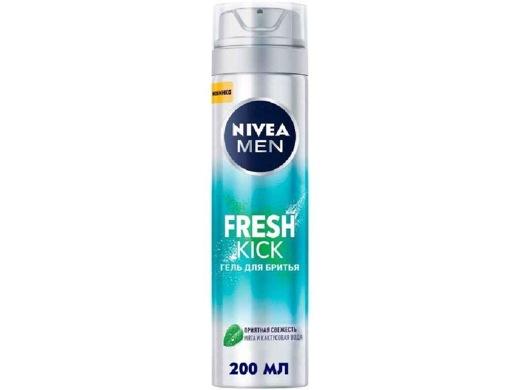 Гель для гоління Men Fresh Kick 200 мл ТМ Nivea, фото 1