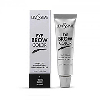 Фарба для брів LeviSsime Eye Brow Color №1 Black/Чорна 15мл