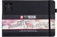 Блокнот Sakura Sketch 21х14,8 cм кремово-білий папір сторінок 80 аркушів 140 г/м, 94140004